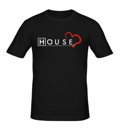 Мужская футболка House MD: Love