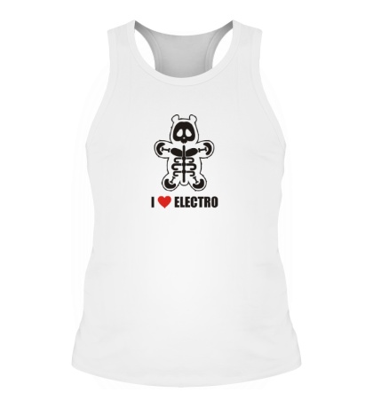 Мужская борцовка «I love electro»