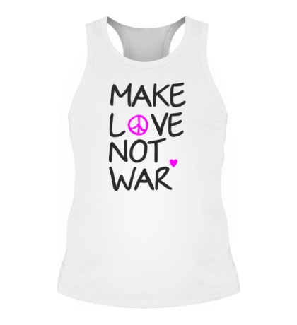 Мужская борцовка «Make love not war»