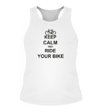 Мужская борцовка Keep calm and ride your bike