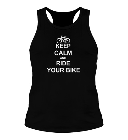 Мужская борцовка Keep calm and ride your bike