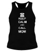 Мужская борцовка «Keep calm and call mom.» - Фото 1