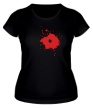 Женская футболка «Дыра от выстрела» - Фото 1