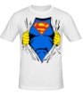 Мужская футболка «Костюм супермена» - Фото 1