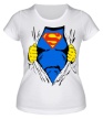 Женская футболка «Костюм супермена» - Фото 1