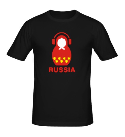 Мужская футболка «Russia dj»