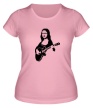 Женская футболка «Мона Лиза с гитарой» - Фото 1