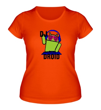 Женская футболка «Dj droid»