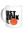 Керамическая кружка «Just dunk it Basketball» - Фото 1