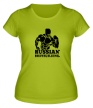 Женская футболка «Russian bodybuilding» - Фото 1
