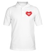 Рубашка поло «Поцелуй губы в виде сердца» - Фото 1