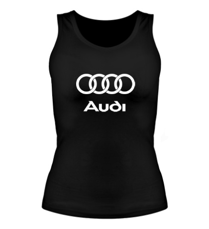 Женская майка «Audi»