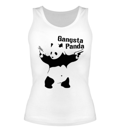 Женская майка «Gangsta Panda»
