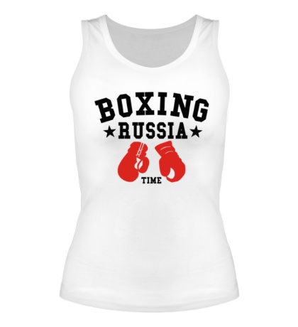 Женская майка Boxing Russia Time