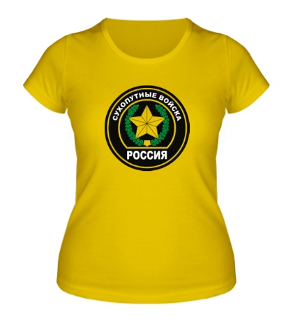 Женская футболка Сухопутные войска России