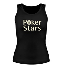 Женская майка Poker Stars Glow