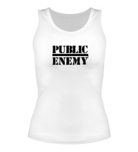 Женская майка Public Enemy Logo