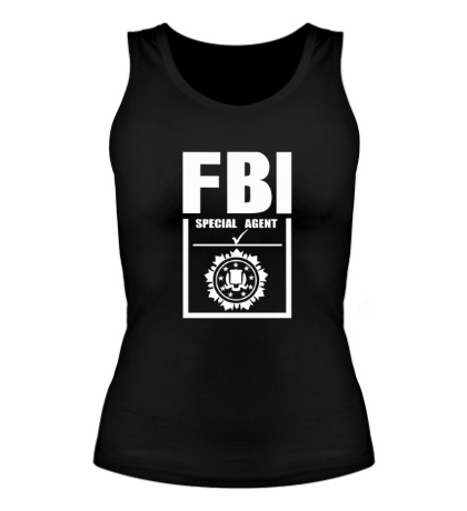 Женская майка FBI Special agent