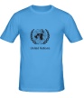 Мужская футболка «Эмблема ООН» - Фото 1