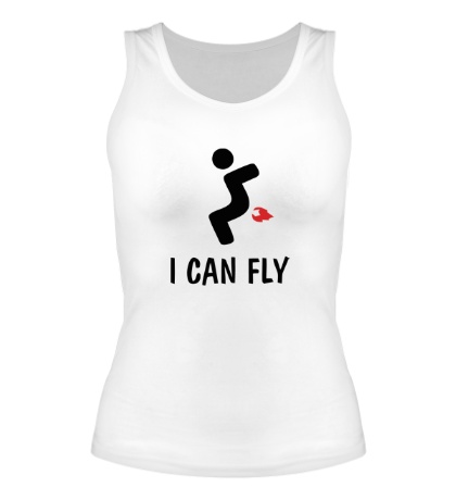 Женская майка «I can fly»