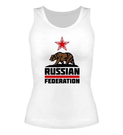 Женская майка «Russian Federation»