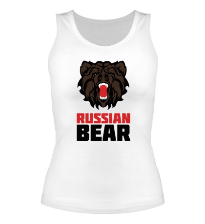 Женская майка «Russian Bear»