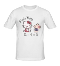 Мужская футболка Китти с мышем