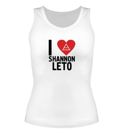 Женская майка «I love Shannon Leto»
