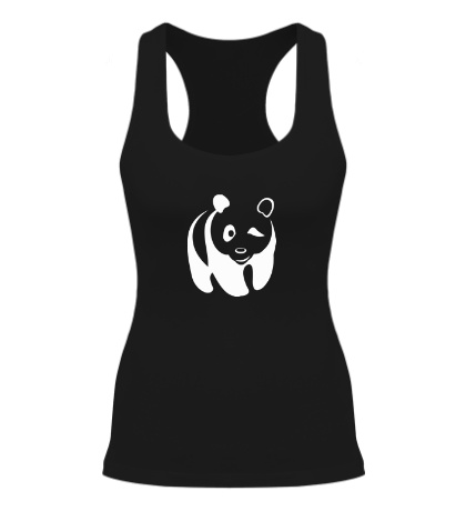 Женская борцовка «Подмигивающая панда»