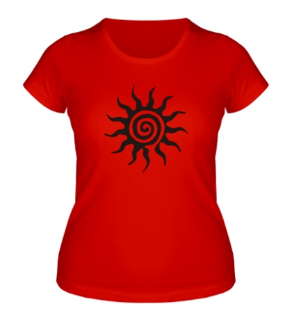 Женская футболка Знак солнца