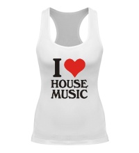 Женская борцовка I Love House Music