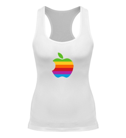 Женская борцовка «Apple Logo 1980s»