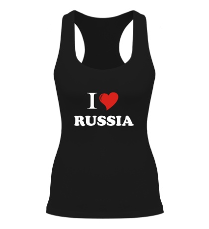 Женская борцовка «I love RUSSIA»