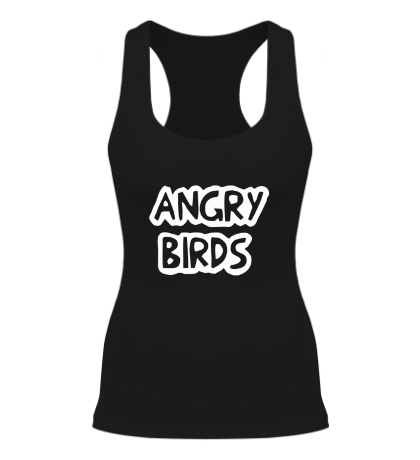 Женская борцовка Angry Birds Sign