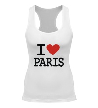Женская борцовка I love Paris
