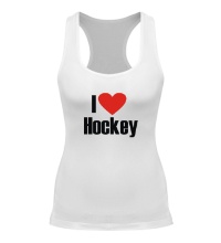 Женская борцовка I love Hockey