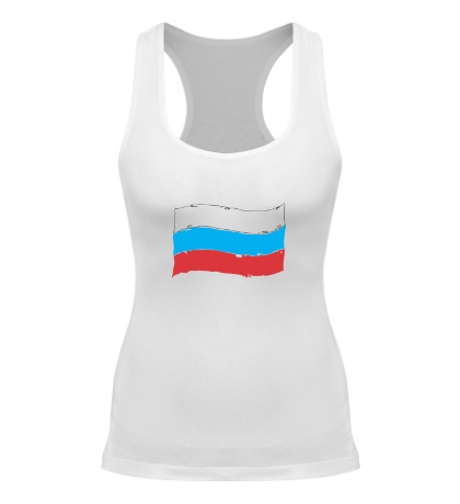 Женская борцовка Российский флаг
