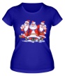 Женская футболка «Деды Морозы» - Фото 1