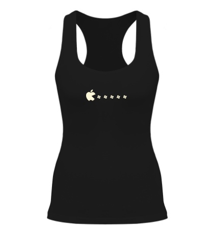 Женская борцовка «Apple pacman glow»