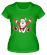 Женская футболка «Санта Клаус» - Фото 1