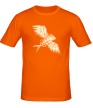 Мужская футболка «Граната с крыльями glow» - Фото 1