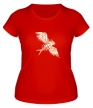 Женская футболка «Граната с крыльями glow» - Фото 1