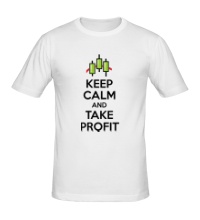Мужская футболка Keep calm and take profit