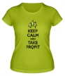 Женская футболка «Keep calm and take profit» - Фото 1