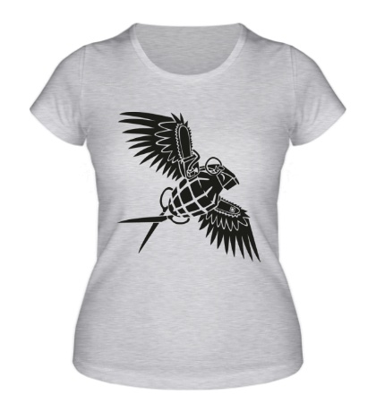 Женская футболка Граната с крыльями