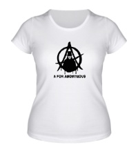 Женская футболка A for anonimous