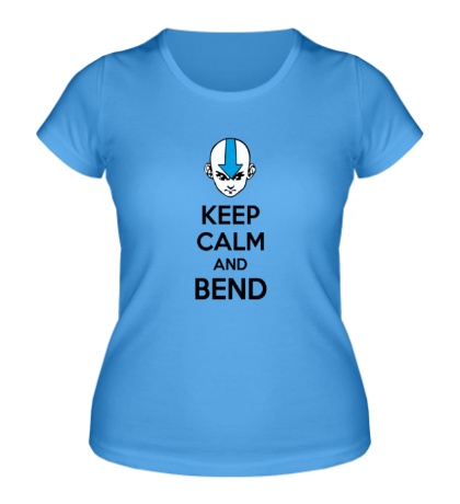 Женская футболка «Keep calm and band»