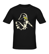 Мужская футболка Darth Vader Singer Glow