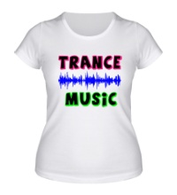 Женская футболка Trance music