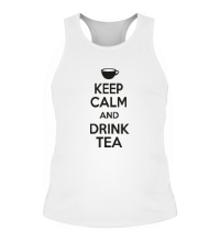 Мужская борцовка Keep calm and drink tea